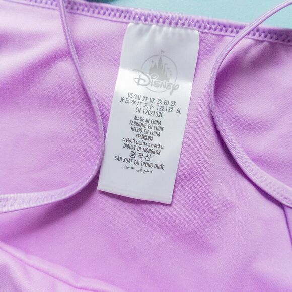 NWT Disney Purple Orange Minnie Mouse One Piece Swimsuit Size US 2X - Picture 4 of 5